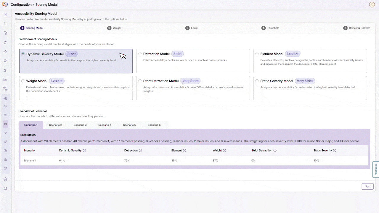 Enhanced Issue Severity Rubric Wizard to Streamline Changing the Issue Settings