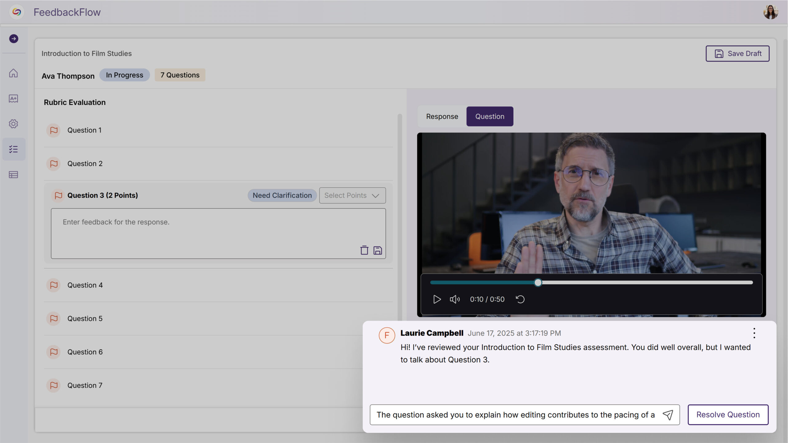 New Interactive Chat Will Enable Discussion Between Instructors and Students During Grading