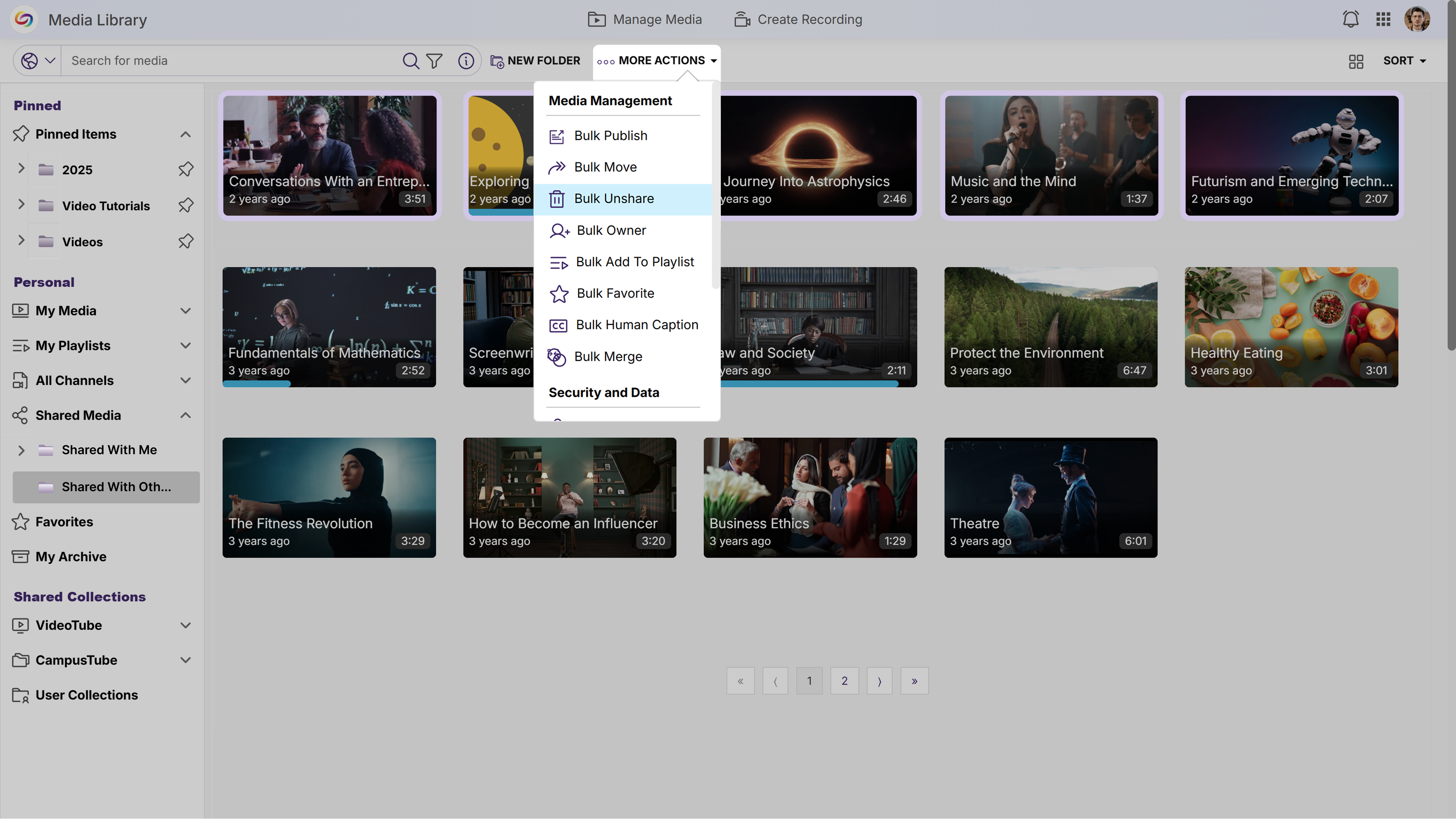 New Unshare Actions Will Be Added to the ‘Shared With Others’ Folder