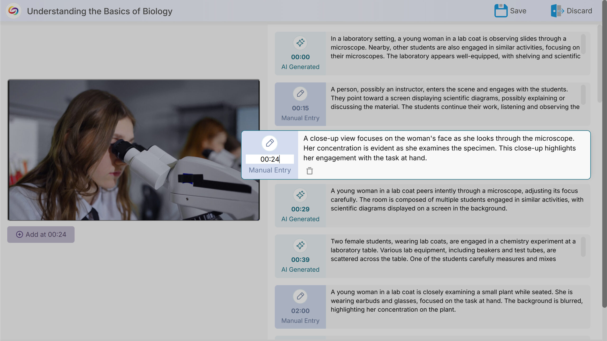 Enhanced Audio Description Editor Will Support Timestamp Adjustments for Improved Precision