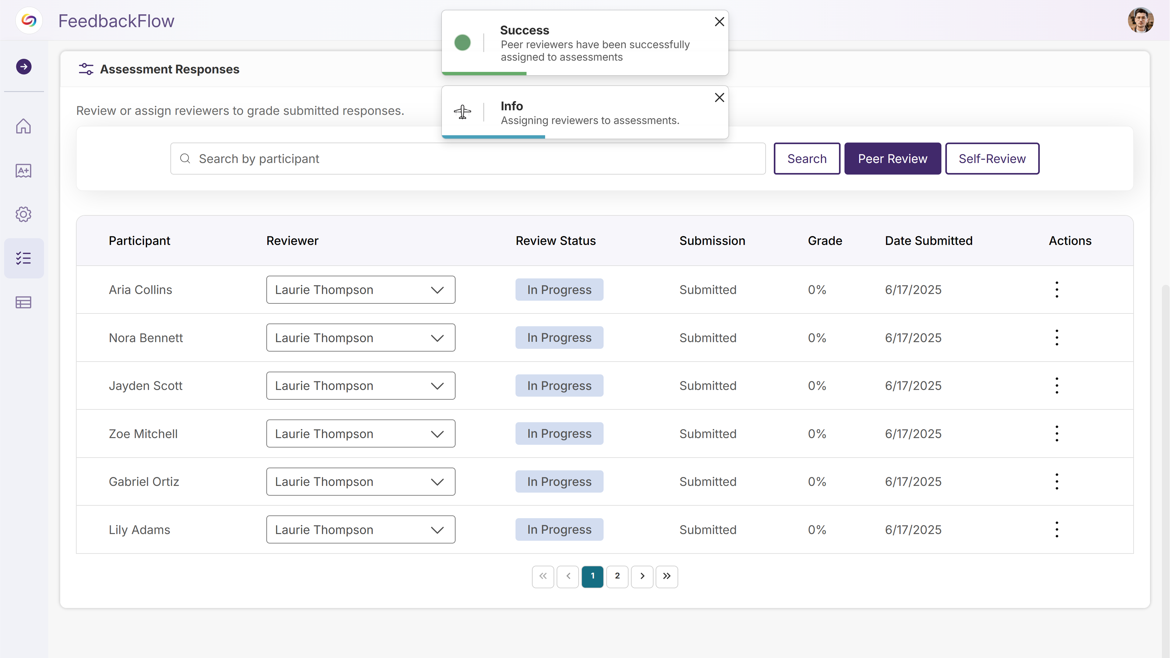 A New Peer Review System Will Enable Student-to-Student Assessment and Feedback