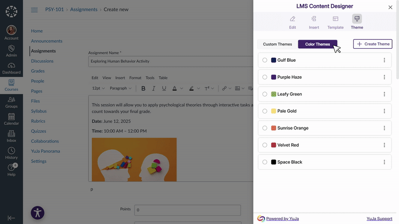 Redesigned Theme Management Workflow Improves User Experience