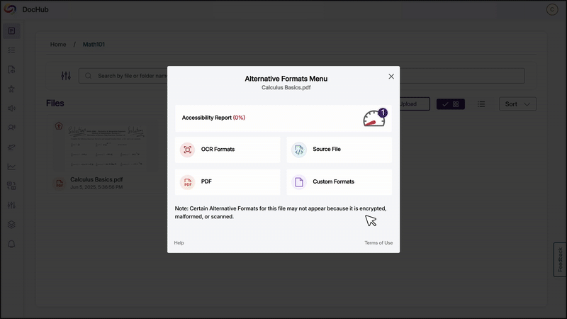 New Ability to Edit and Replace Alternative Formats