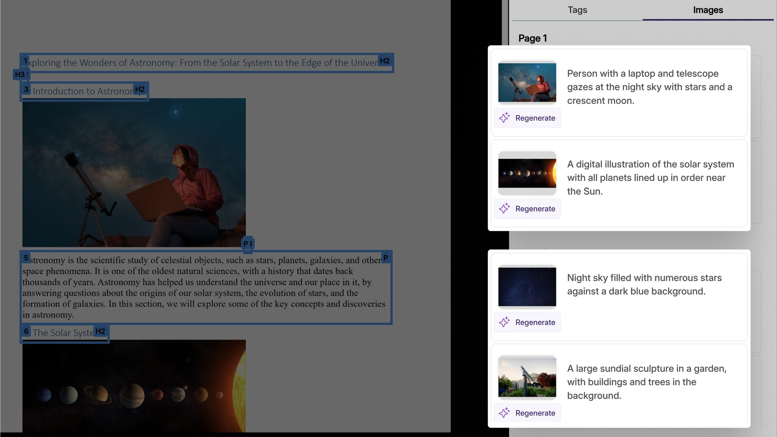 Enhanced tools for image selection, AI generation, and bookmark organization.