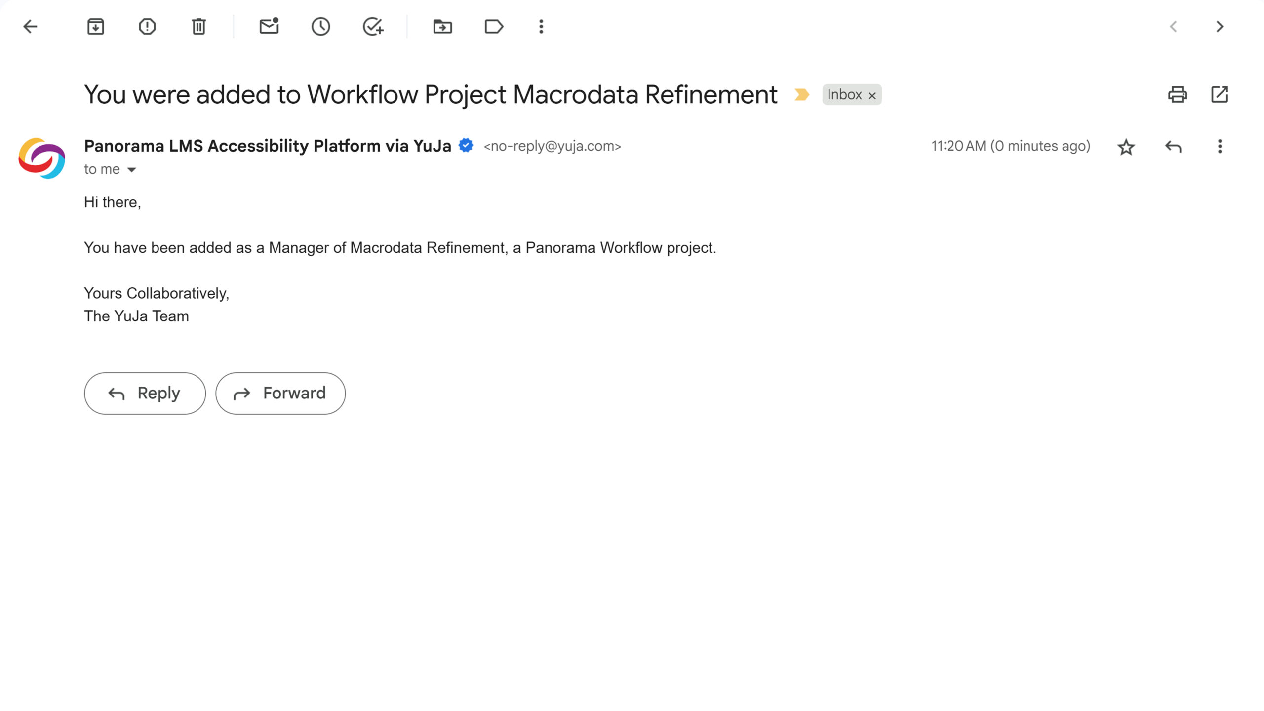 Email Notifications Added for Workflow Project Managers