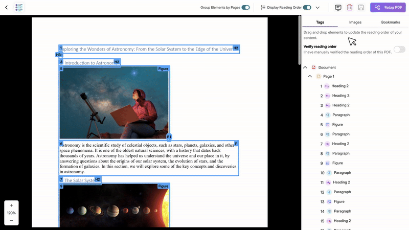 HTML Preview for Structural Remediation Reading Order