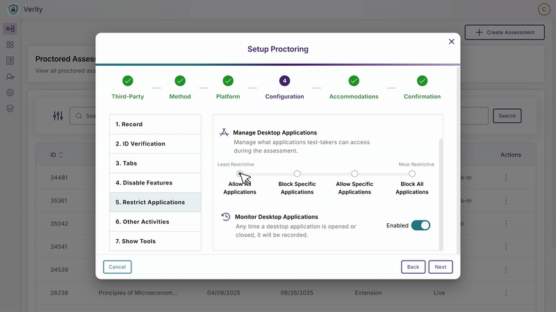 GIF showcasing flexible management options, including comprehensive blocking, selective allow-lists, or detailed monitoring.