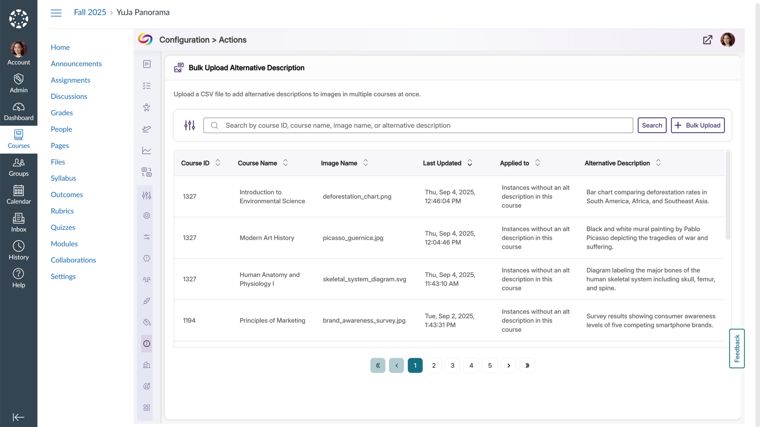 Automate Image Alt Text Updates Across Entire Canvas Courses