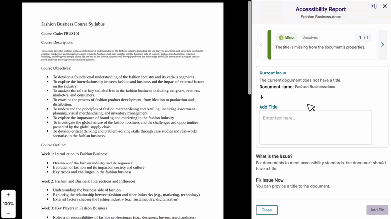 Navigate Through Accessibility Issues Faster with Redesigned Workflow