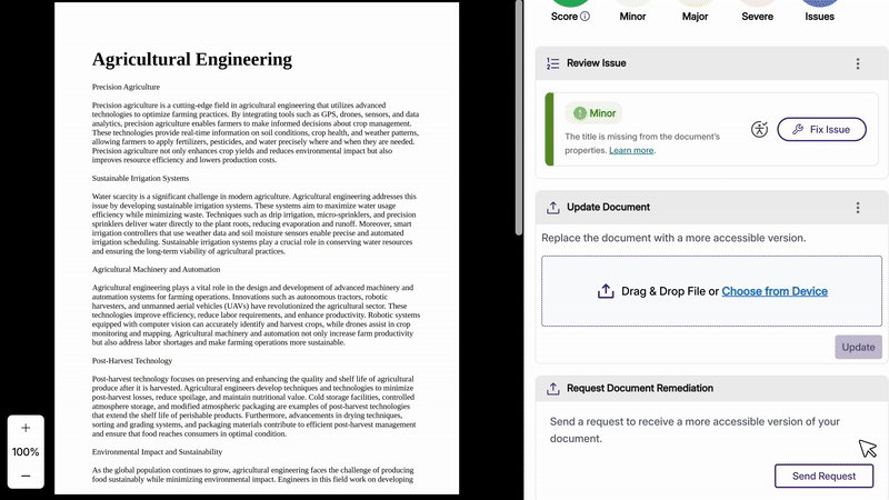 Request Professional Document Remediation Services Through New DocAssist Module